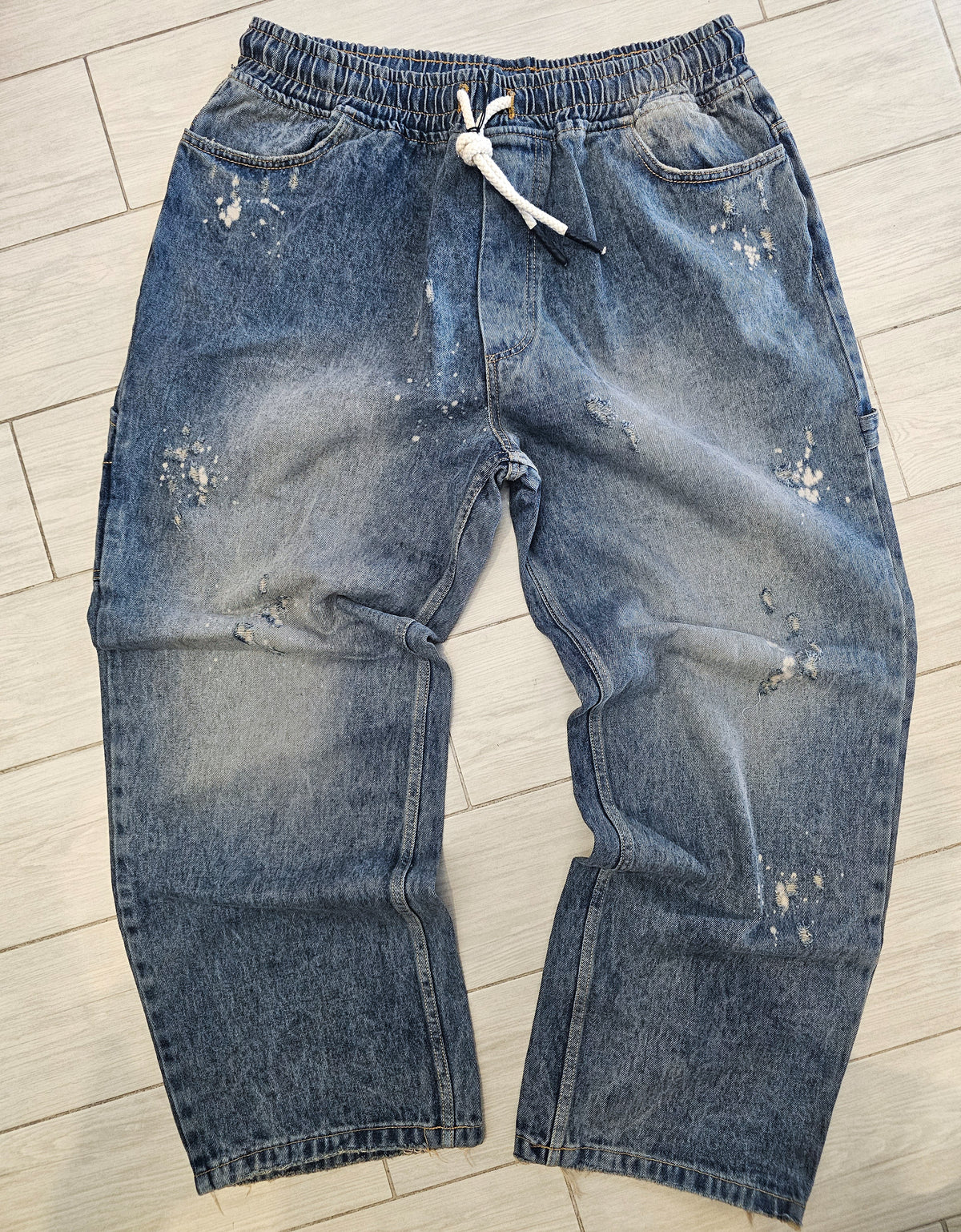 Jeans over MAMBA BAGGY 01 BLU
