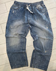 Jeans over MAMBA BAGGY 01 BLU