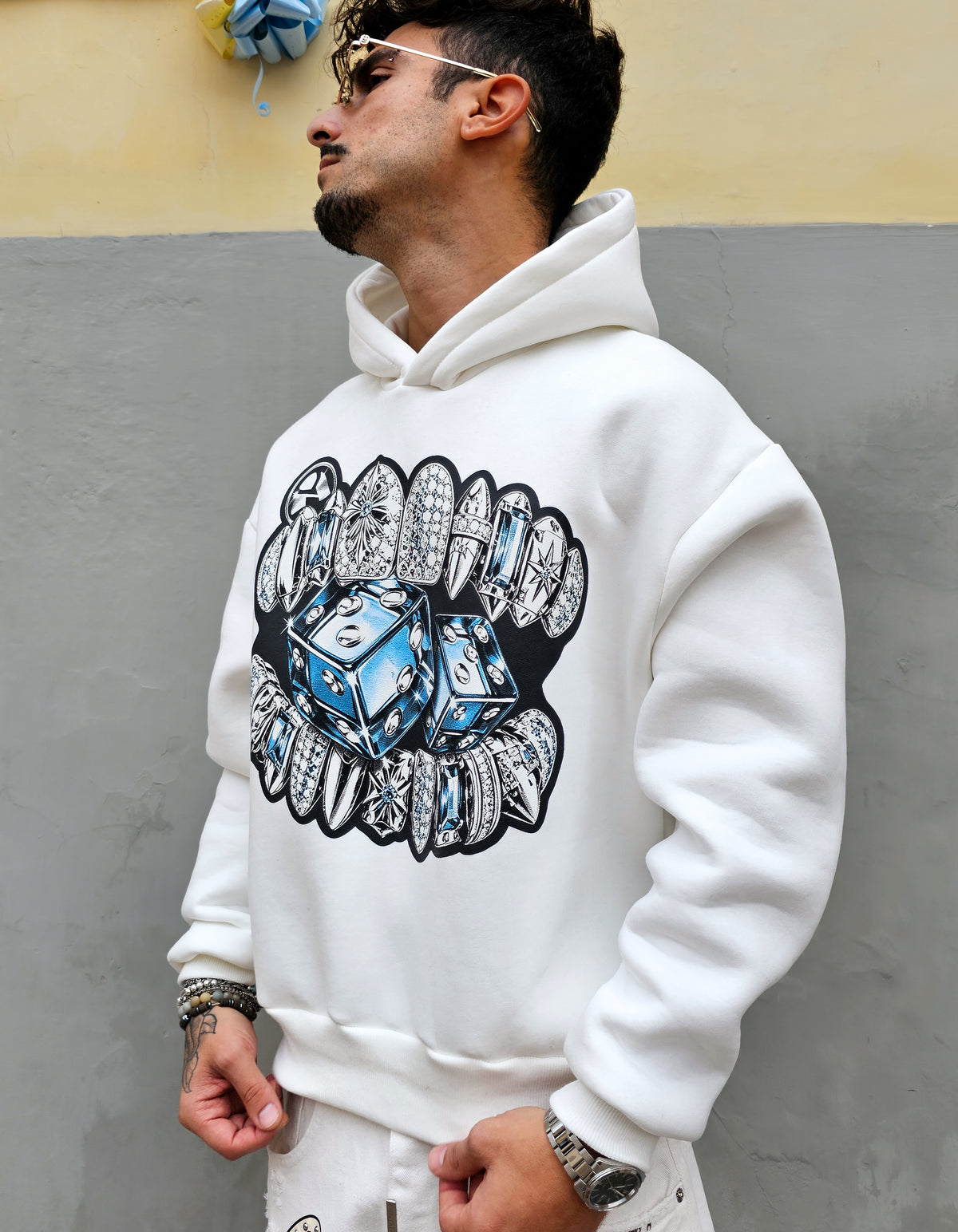 Felpa Streetwear Diamond Teeth