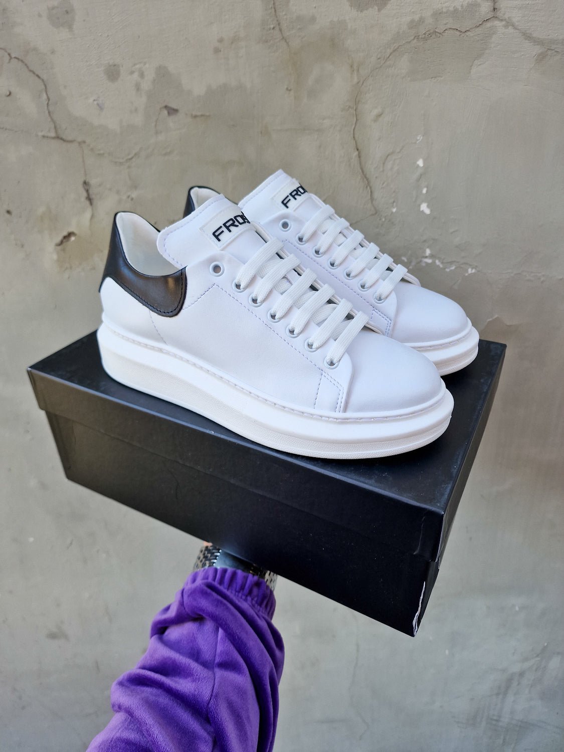 Sneakers White black - dmstore