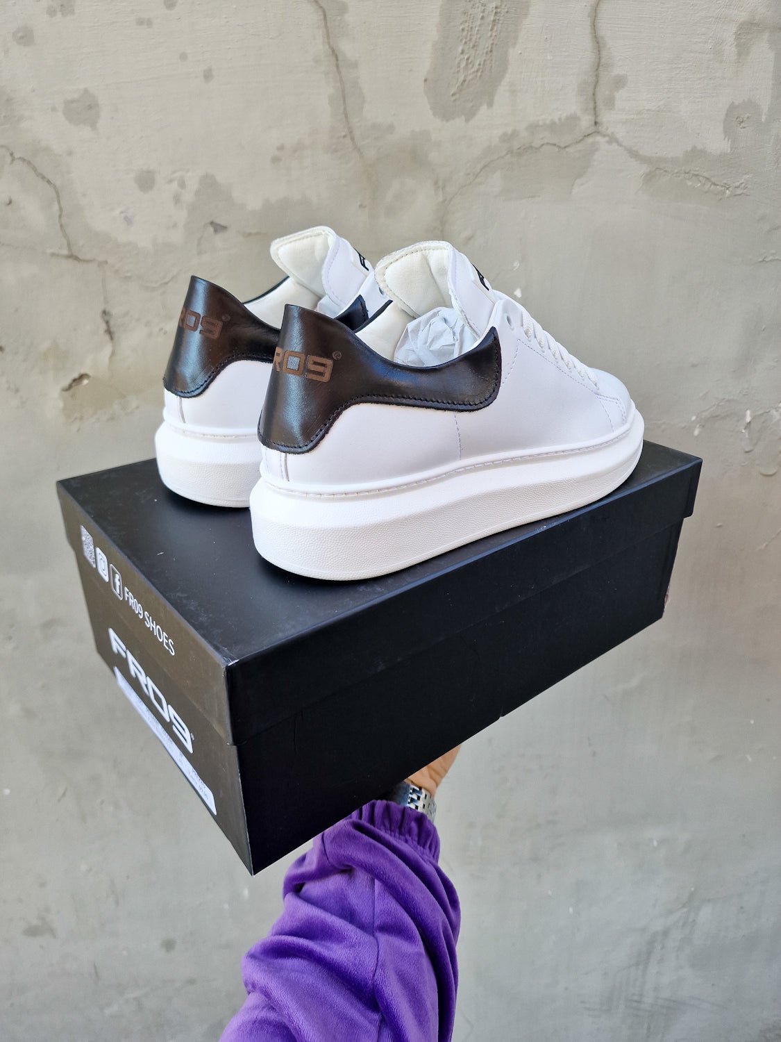 Sneakers White black - dmstore